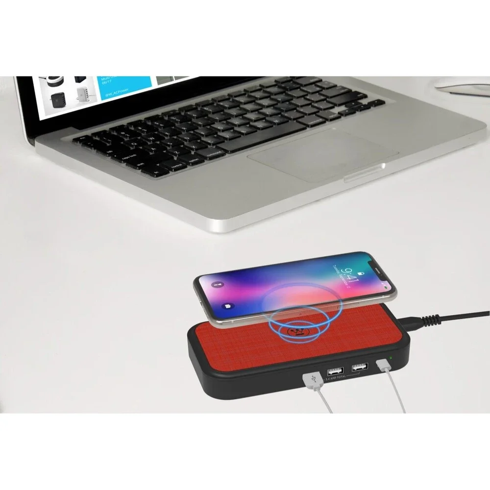 Westinghouse Qi Wireless Charger  with 4 Additional USB Ports New in Box